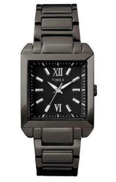 Men's Timex T2P406 Black Stainless Steel Black Quartz Dial Watch - Zamana.pk